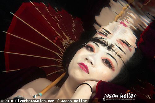 Jason Heller underwater geisha conceptual photography Jason Heller underwater geisha conceptual photography